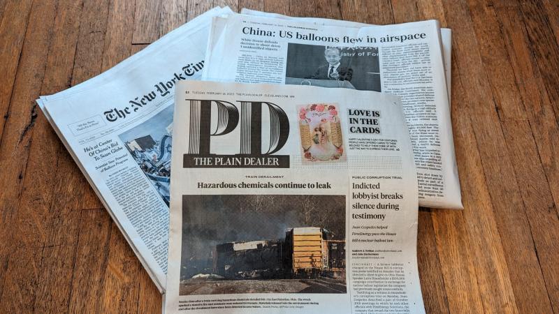 Ohio. Sólo los medios locales informan del desastre