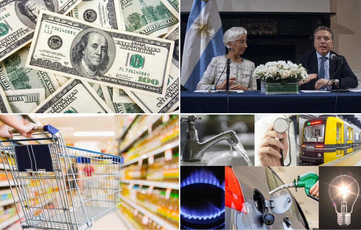 Economía en rojo.
