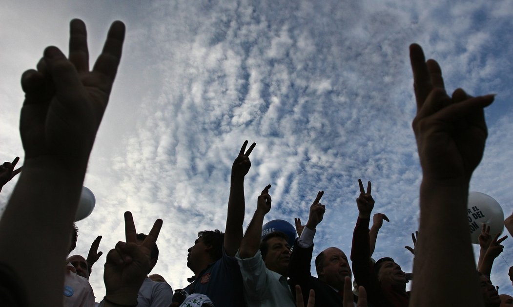 Manifestación peronista