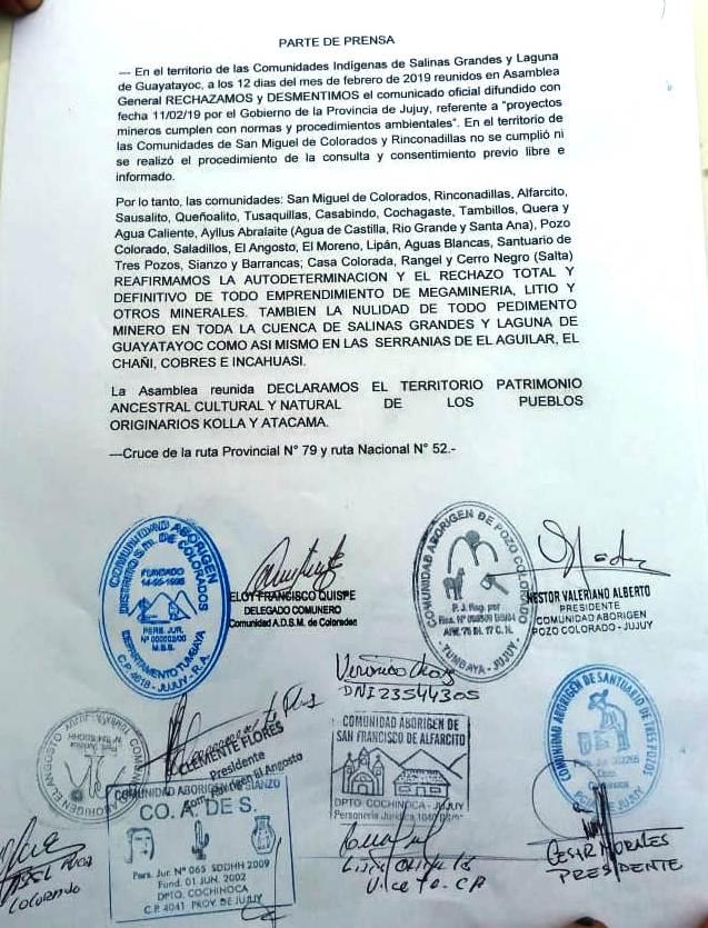 Pueblos Originarios.