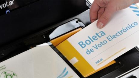 No al voto electrónico.
