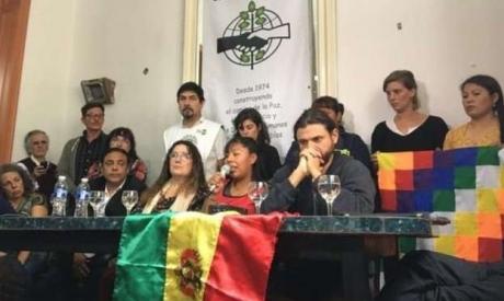 Gobierno de facto boliviano amenazó a Comitiva argentina.