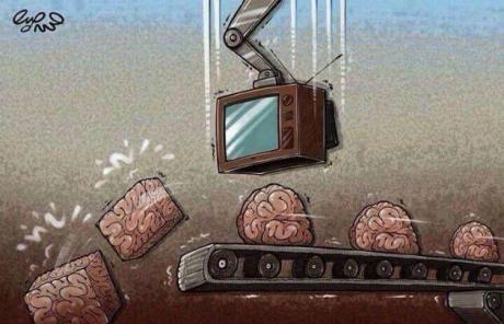 La TV aplanando cerebros