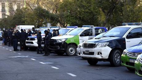 Protesta de la Policía Bonarense - Imagen: Telam