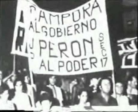 Cámpora al gobierno Perón al poder